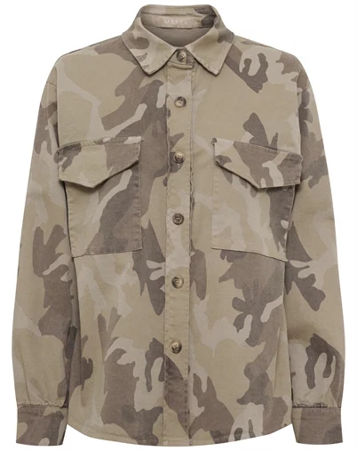 Marta du Chateau - MDCMoonstone Jakke - Beige Camo
